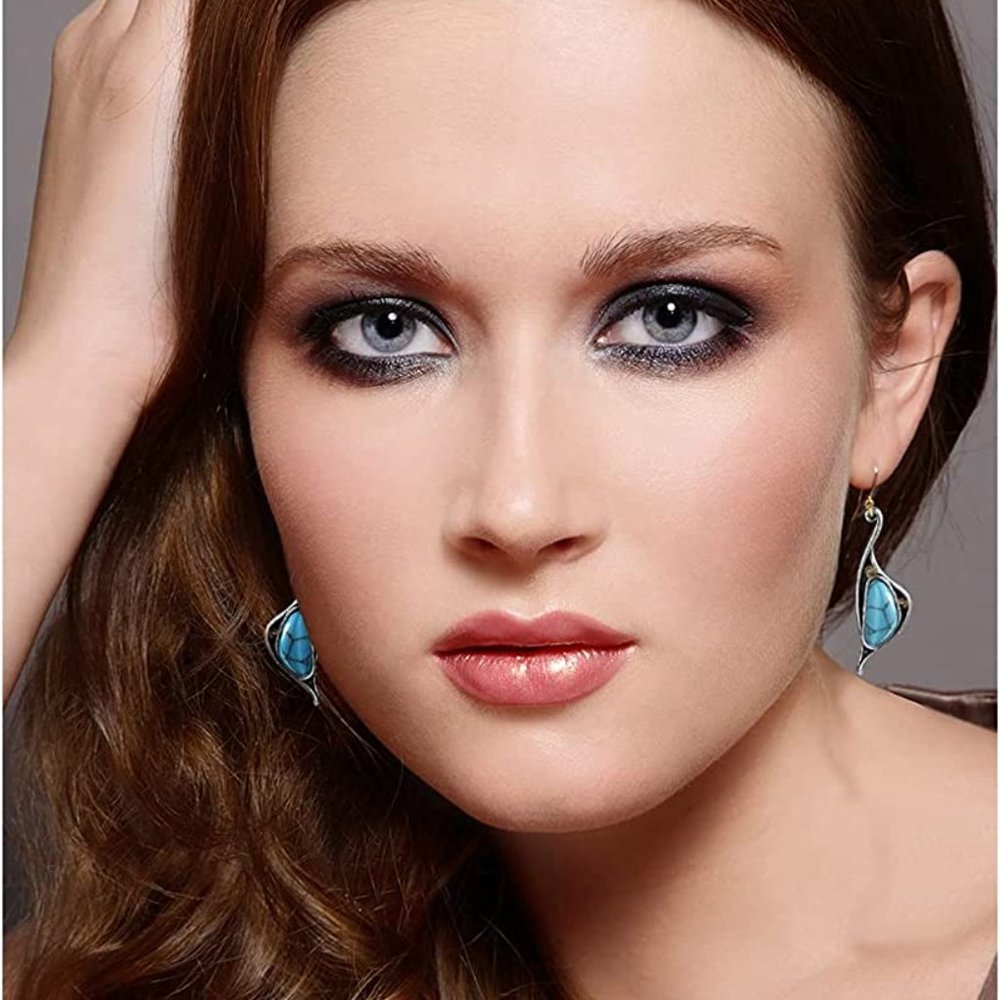 12-14 Pairs Drop Dangle Earrings for Women Boho Jewelry Waterdrop Earrings Set - Picture 12 of 15